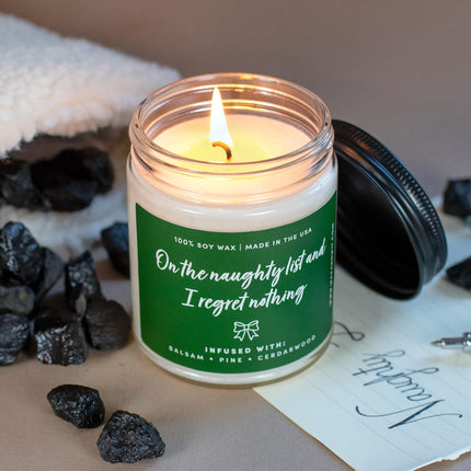 WAX & WIT Christmas Candles Scented, Christmas Tree Candle, Pine Scented Candle, Holiday Candles, Winter Candles, Christmas Scented Candles, Holiday Candle Scented, Balsam and Cedar Candle – 9oz