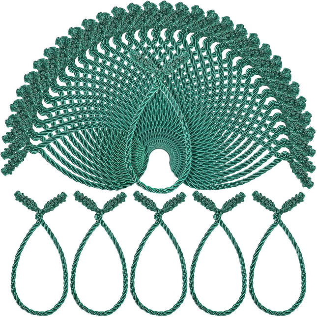Christmas Garland Ties Christmas Decorative Twist Ties Reusable Banister Ties for Garland Home Party Decoration, 16.1 Inch (30 Pieces)