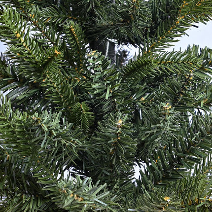 2FT Artificial Christmas Tree with 122 PE&PVC Mixed Branch Tips, Unlit Premium Fir Xmas Tree for Home, Office, Party Decoration, Metal Hinges & Foldable Base, Green
