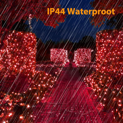 Brizled Red Christmas Lights, 78.74ft 240 LED String Lights, Plug in Christmas Lights Outdoor Connectable, 8 Modes Mini Christmas Lights Waterproof for Indoor Xmas Tree Halloween Party Garden Decor