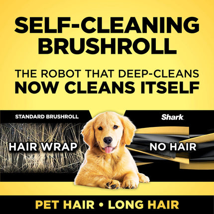 Shark Av993 Iq Robot Vacuum, Self Cleaning Brushroll, Advanced Navigation, Perfect For Pet Hair, Compatible With Alexa, Wi Fi , Black