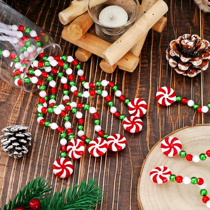 Whaline 36Pcs Christmas Curly Pick Candy Style Christmas Tree Picks Red White Green Xmas Tree Topper Ornament for Winter Holiday Home Office Party Decor, 8.7 Inch