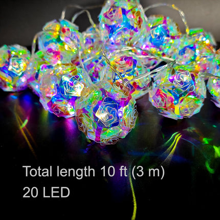 Battery Operated String Lights - Fairy Lights Indoor Decoration for Bedroom Patio Globe White Light for Christmas Wedding Party 20 Led 10 Feet