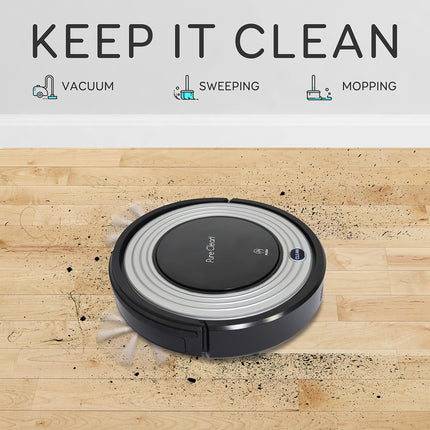 Serenelife Automatic Programmable Robot Vacuum Cleanerrobotic Auto Home Cleaning For Clean Carpet Hardwood Floor W Self Activation And Charge Dockpet Hair & Allergies Friendlypureclean Pucrc96B.8