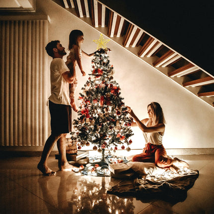 Christmas Tree top Star, LED Warm Light, Christmas Tree top Bright Star, Used for Christmas Tree Decoration Internal Decoration