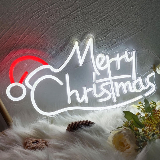 Merry Christmas Neon Sign Merry Christmas Signs for Wall Decor, Christmas Room Decor LED Neon Lights for Bedroom, Living Room, Party, Holiday, Xmas Decorations