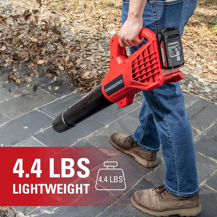 POWERWORKS XB 20V (85 MPH / 310 CFM) Cordless Axial Blower, Battery Not Included BLP301