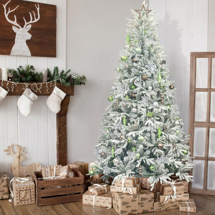 ITART 115pcs Christmas Tree Ornaments Assortment Neutral Including Star Tree Topper Balls Large Snowflakes Pine Cone Beads Garland Hanging Nutcracker Figurines for Christmas Tree Decor