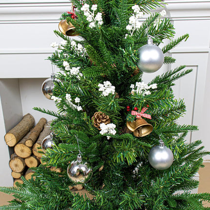 40 PCs White Christmas Picks 6.5 Inches Christmas Tree Stems White Berry Stems for Winter Craft Vase DIY Wreath Tree Table Floral Arrangement