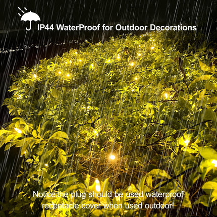 Christmas Net Lights Outdoor 120 LED 6ftx5ft Christmas Decorations Lights ,8 Modes Connectable Waterproof Net Mesh Lights for Xmas Trees, Bushes, Wedding, Garden, Outdoor, Indoor Decor (Warm White)