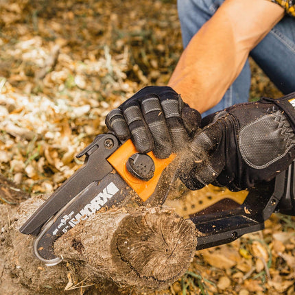 WORX WG324 20V Power Share 5” Cordless Pruning Saw (Battery & Charger Included) and WG801.9 20V Power Share 4" Cordless Shear and 8" Shrubber Trimmer (Tool Only)