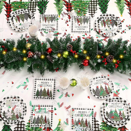 9 Feet Christmas Lighted Garland with 50 Lights, Battery Operated Artificial Snowy Garland Plants with Pine Cone Red Berry Garlands for Indoor Outdoor Home Fireplace Staircase Christmas Decorations