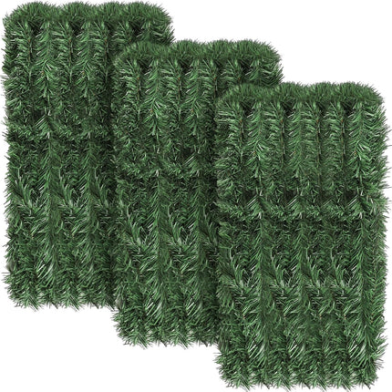 Hotop Artificial Christmas Garland Twist Pine Garland Tinsel Garland Xmas Metallic Decoration Faux Holiday Decor for Stair Fireplace Christmas Tree Wreath(324 ft,Green)