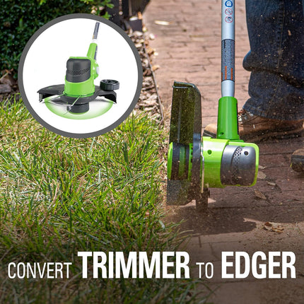 Greenworks 24V 12-Inch Cordless String Trimmer, 2.0 AH Battery Included, ST24B210