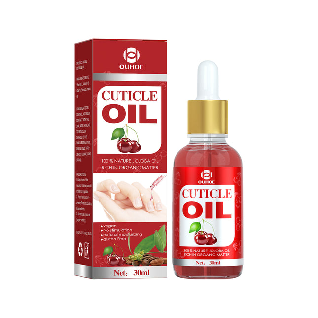 OUHOE Cuticle Oil, Strengthen Nail Cuticle Moisturize Nourishing Nail Edge Nail Care Oil