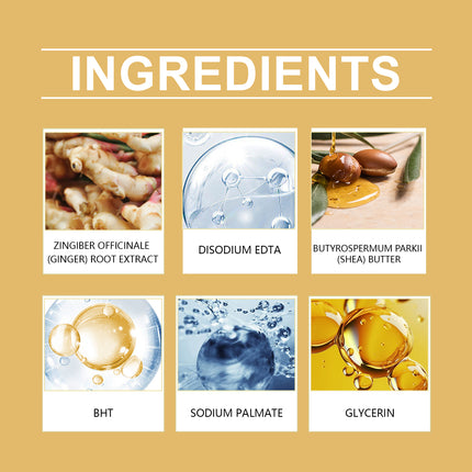 Hoegoa Ginger Shampoo Soap For Scalp Daily Cleanses Frizzy Hair, Nourishes And Softens Hair Shine Treatment Soap
