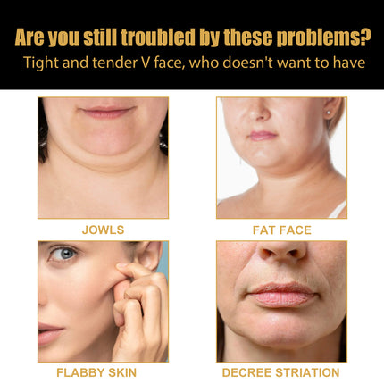 EELHOE V-shaped Face Lifting Facial Mask, Tightens And Lifts Facial Skin Shapes Facial Mask