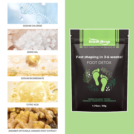 South Moon Body Shaping Essential Oil Foot Bath Salt Gentle Clean Feet Comfortable Body Skin Soaking Foot Care
