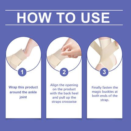 Houkea Foot Braces, Outdoor Running Fitness Foot Care Braces Foot Supports Foot Support Straps