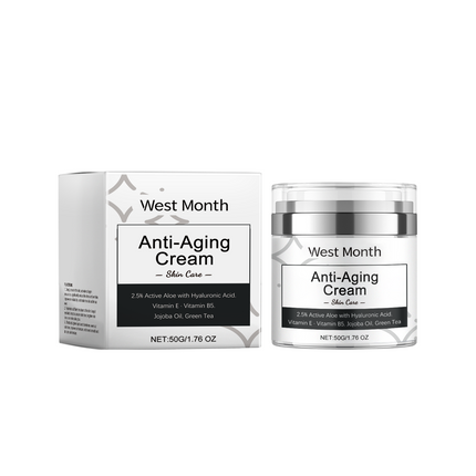 West&Month Moisturizing Face Cream Gently Moisturizes Facial Skin, Keeps Skin Elastic, Lightens Wrinkles, Moisturizes And Hydrates
