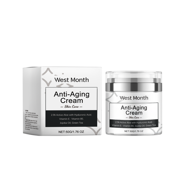 West&Month Moisturizing Face Cream Gently Moisturizes Facial Skin, Keeps Skin Elastic, Lightens Wrinkles, Moisturizes And Hydrates