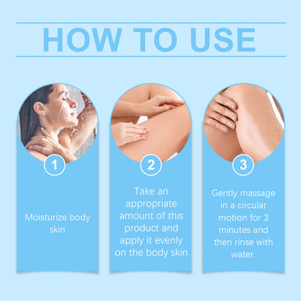 West&Month Exfoliating Body Scrub, Clear Skin, Remove Dead Skin, Smooth And Brightening Skin Scrub