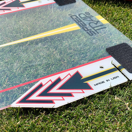 EyeLine Golf Speed Trap - Build Confidence and Accuracy. Improve Your Swing with Slice and Hook Corrector- Swing Trainer, Path Aid, Greater Distance - Made in USA