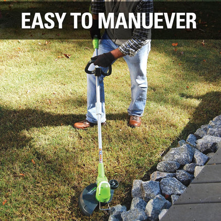 Greenworks BLF349 40V (120 MPH / 500 CFM) Axial Leaf Blower, Tool Only & 0.065" Dual Line Replacement String Trimmer Line Spool, 3 Count (Pack of 1)