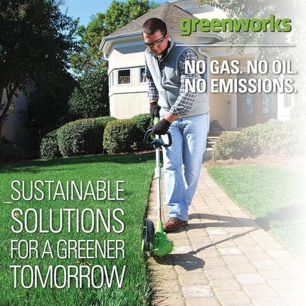 Greenworks BLF349 40V (120 MPH / 500 CFM) Axial Leaf Blower, Tool Only & 0.065" Dual Line Replacement String Trimmer Line Spool, 3 Count (Pack of 1)