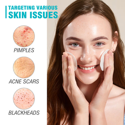 Ingrown Hair Pads, Lighten Acne Repair Delicate Pores Compact Smooth Skin Moisturizing