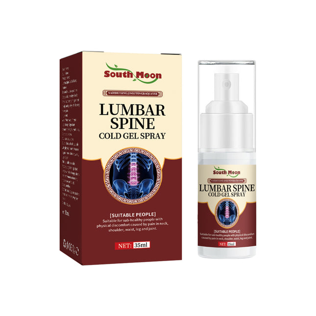 Lumbar Spine Cold Gel Spray, Relieve Disc Knee Heel Lumbar Fatigue Pain Spray