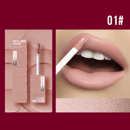 Non stick cup lip gloss matte liquid lipstick