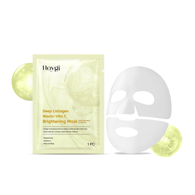 Hoygi Nicotinic Acid Vitamin C Whitening Mask (Bag) Facial Moisturizing, Hydrating, Tender, Anti-Wrinkle, Repairing And Brightening Skin Care Mask