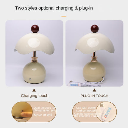 Shell-shaped Table Lamp for Bedroom, Luxury Minimalist Bedside Light, Wedding Gift, Night Light