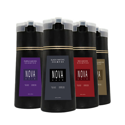 Nova Hair Dye Shampoo Color Fixer Mild Non-Irritating Lazy Hair Wash