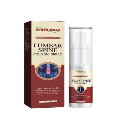 Lumbar Spine Cold Gel Spray, Relieve Disc Knee Heel Lumbar Fatigue Pain Spray
