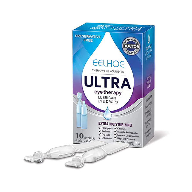 Lubricant Eye Drops, Relieve Redness Eye Fatigue Dryness Blurred Vision And Moisturize Eye Care Solution