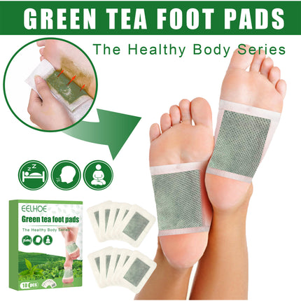 EELHOE Green Tea Foot Patch, Improves Sleep Quality And Relieves Muscle Tension And Body Stress Foot Care Patch