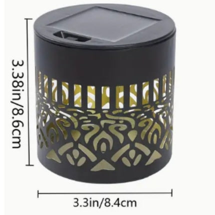 Solar Mandala Sunflower Wall Light Garden Decor Landscape Wall Lamp