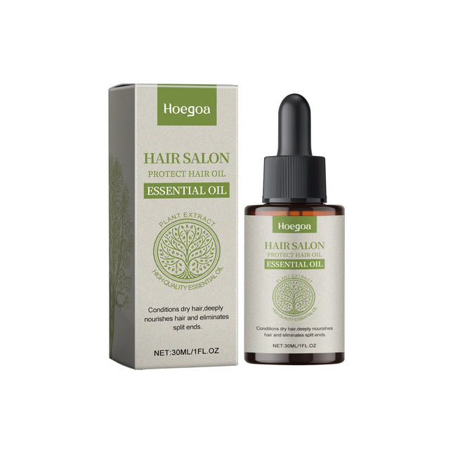 Hoegoa Hair Care Soft Essential Oil, Natural Luster, Rejuvenate Hair Vitality, Nourish Hair Soft And Glossy Essential Oil