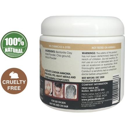 Chia & Maca Healing Bentonite Clay Natural Face Mask Powder, 1 Pound
