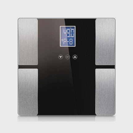 Digital Glass LCD Scales Black