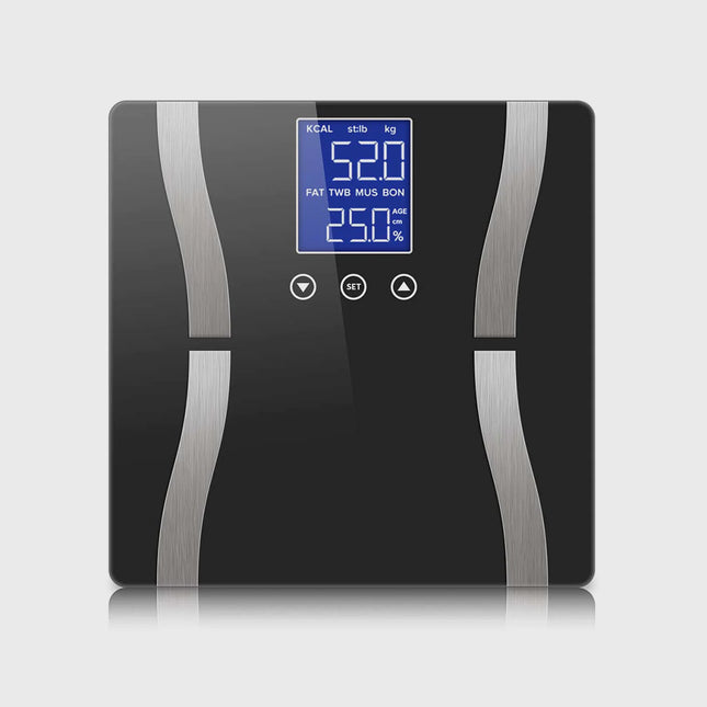 Digital Body Fat Scale Black