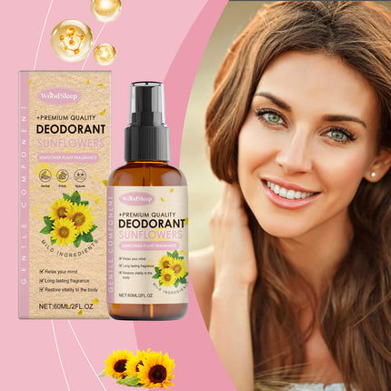 WoodSleep Sunflower Magnesium Oil Spray supplements with magnesium to soothe the body, nourish sleep and boost vitality