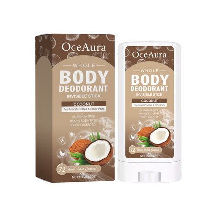 Whole Body Deodorant, Clean Armpit Sweat Odor Mild Refreshing Deodorant Stick