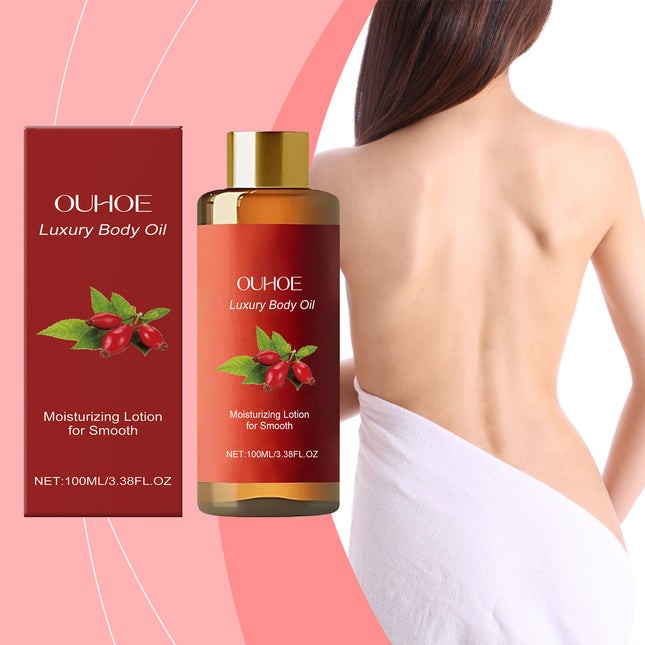 OUHOE Body Moisturizing Oil, Daily Nourishes And Improves Skin Elasticity, Firming, Moisturizing And Moisturizing Essential Oil For Body Care