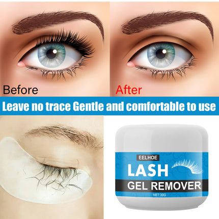 EELHOE Mascara Remover, False Eyelash Grafting Eyelash Removing Glue Removing Cream