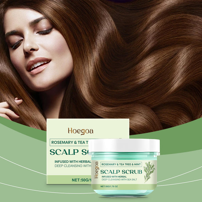 Hoegoa Rosemary Hair Scrub Gently Nourishes And Strengthens Hair And Scalp Care Cleansing Scrub