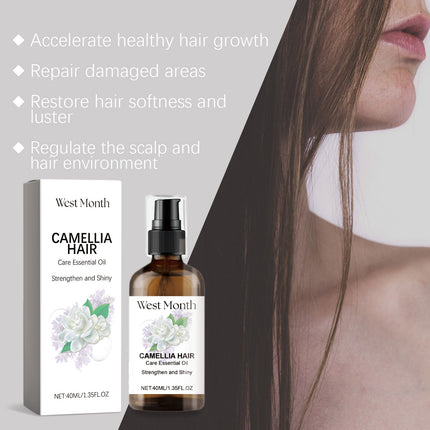 West&Month Camellia Hair Care Essential Oil Nourishes Dry Hair And Softens Hair Care Oil