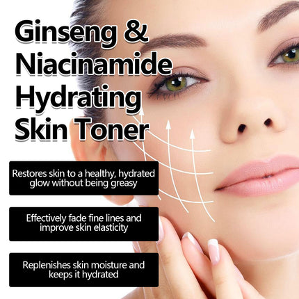 EELHOE Ginseng Toner Lightened Fine Lines, Moisturized, Glossy, Non-Greasy, Easily Absorbed And Improved Skin Elasticity